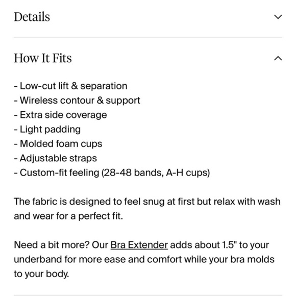 Knix WingWoman Contour Bra Wireless Size 8 40D 42D 40DD 42DD 40E Nude Tan Beige - Picture 7 of 12